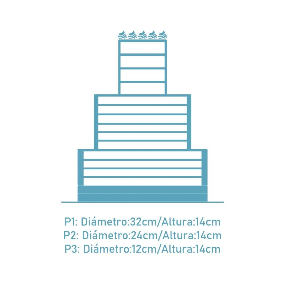 3 pisos altos