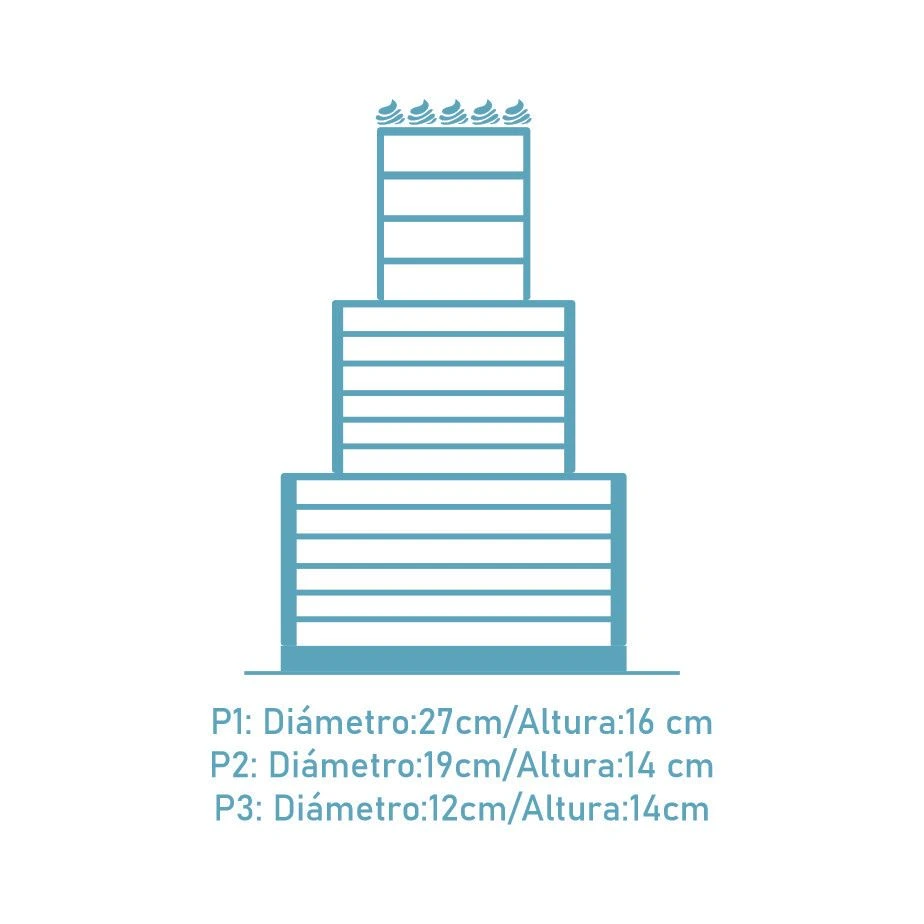 3 pisos altos
